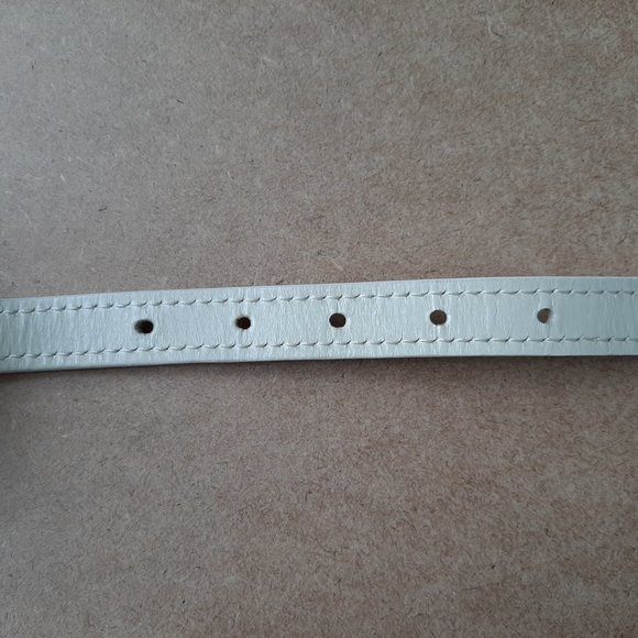 Louis Vuitton authentic white leather belt - Picture 11 of 14